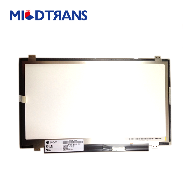 14.0 "ordinateurs portables de rétroéclairage WLED affichage LED BOE HB140WX1-500 1366 × 768 cd / m2 200 C / R 600: 1