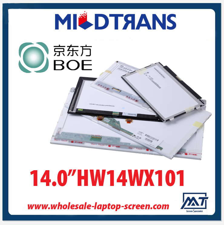 14,0 "portátil retroiluminación WLED BOE panel LED computadora personal HW14WX101 1366 × 768