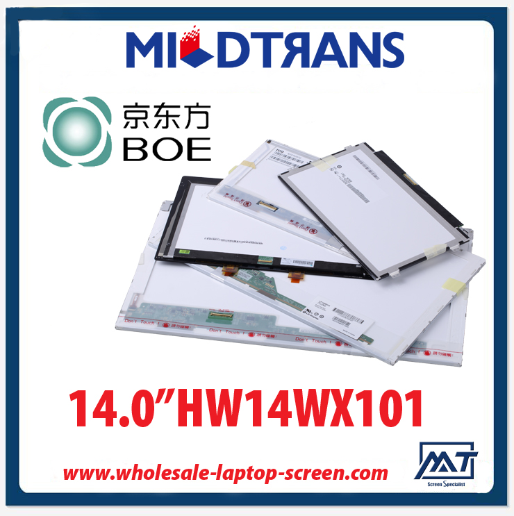 14.0「BOEのWLEDバックライトノートパソコンLEDパネルHW14WX101 1366×768