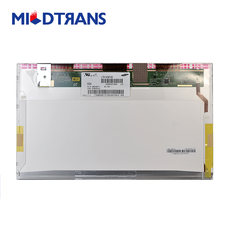 14.0 "SAMSUNG WLED подсветкой ноутбук персональный компьютер TFT LCD LTN140AT26-H01 1366 × 768