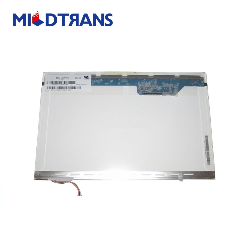 14.1 Inch 1280*800 Glossy Thick 30 Pins LVDS M141NWW1-001 Laptop Screen
