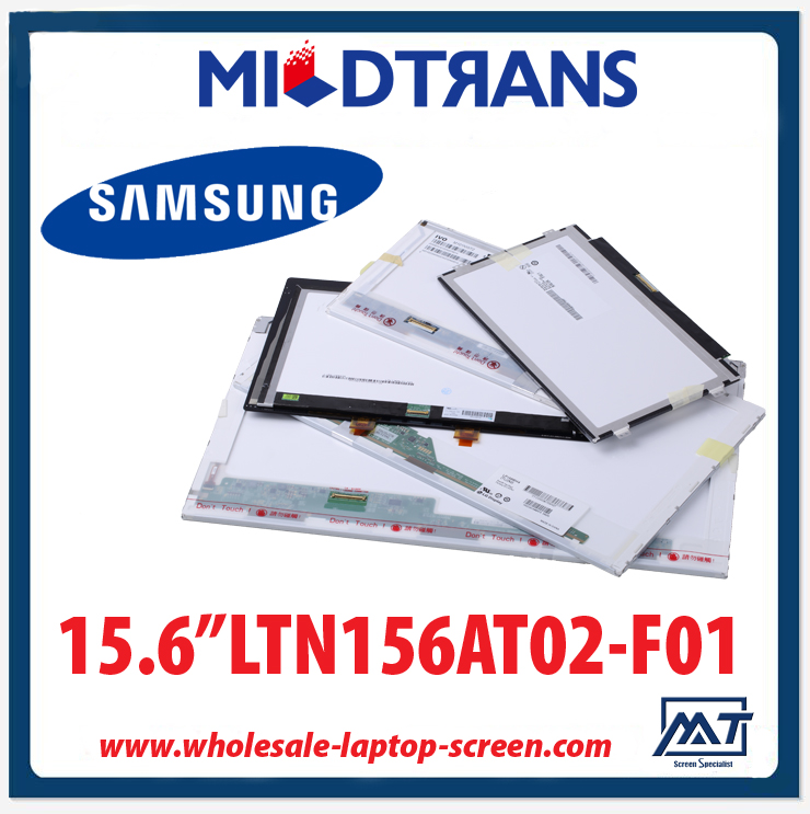 15.6 "SAMSUNG WLED arka aydınlatma dizüstü LED panel LTN156AT02-F01 1366 × 768