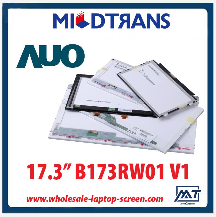 17.3 "AUO WLED notebook LED backlight computador exibição B173RW01 V1 1600 × 900 cd / m2 a 200 C / R 500: 1