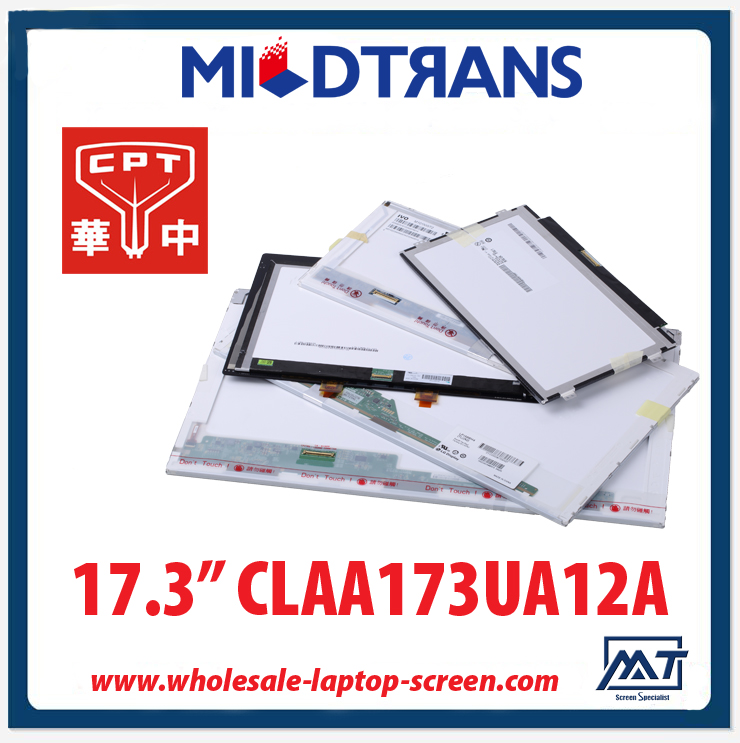 17,3 "CPT rétroéclairage WLED ordinateur portable TFT LCD CLAA173UA12A 1600 × 900