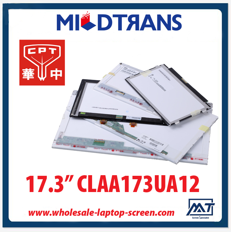 17,3 "portátil retroiluminación WLED CPT panel LED computadora personal CLAA173UA12 1600 × 900 cd / m2 220 C / R 600: 1