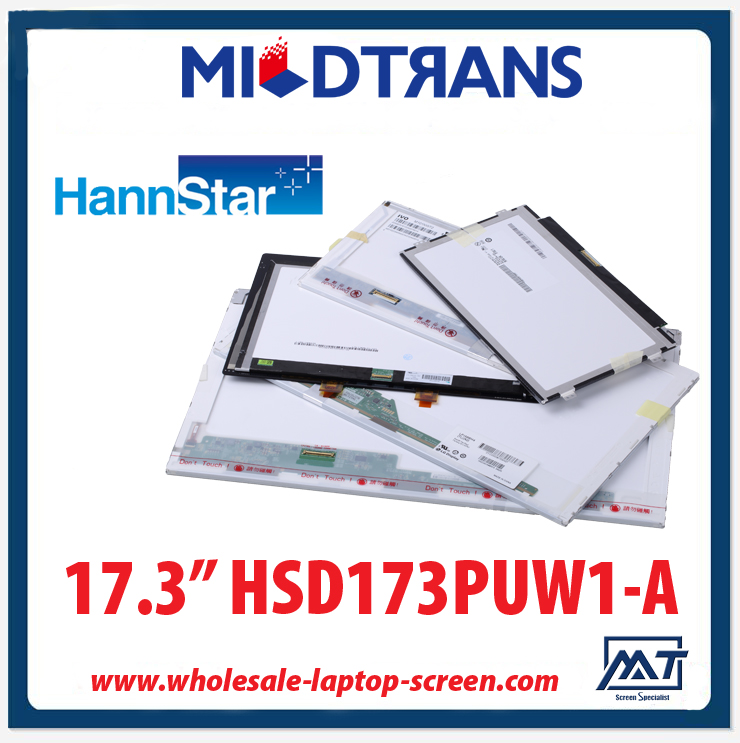 17.3 "ordinateurs portables de rétroéclairage WLED HannStar TFT LCD HSD173PUW1-A 1 920 × 1 080 cd / m2 220 C / R 500: 1