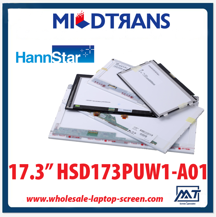 17.3 "HannStar WLED dizüstü bilgisayar TFT LCD HSD173PUW1-A01 1920 × 1080 cd / m2 220 ° C / R 500: 1