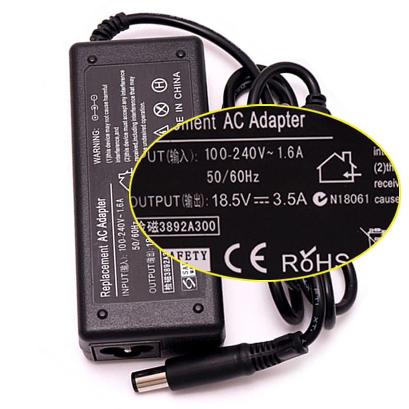18.5V 3.5A ل HP محمول الطاقة Chager AC محول Aspire HP-04