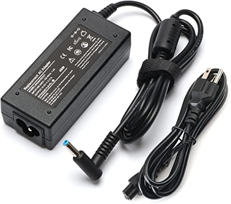 45W AC Adapter Laptop Charger for HP Pavilion 11 13 14 14m 15 m1 m3 X360 Charger 11-n010dx 13-a010dx 13-a110dx 13-s128nr 14m-ba013dx 15-br095ms m1-u001dx m3-u103dx m3-u001dx Power Supply Cord