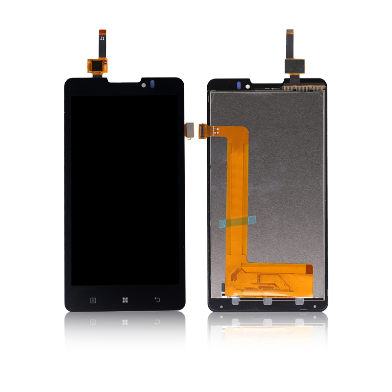5,0 Zoll Schwarz für Lenovo P780 LCD-Touchscreen Digitizer Mobiltelefon-Baugruppe