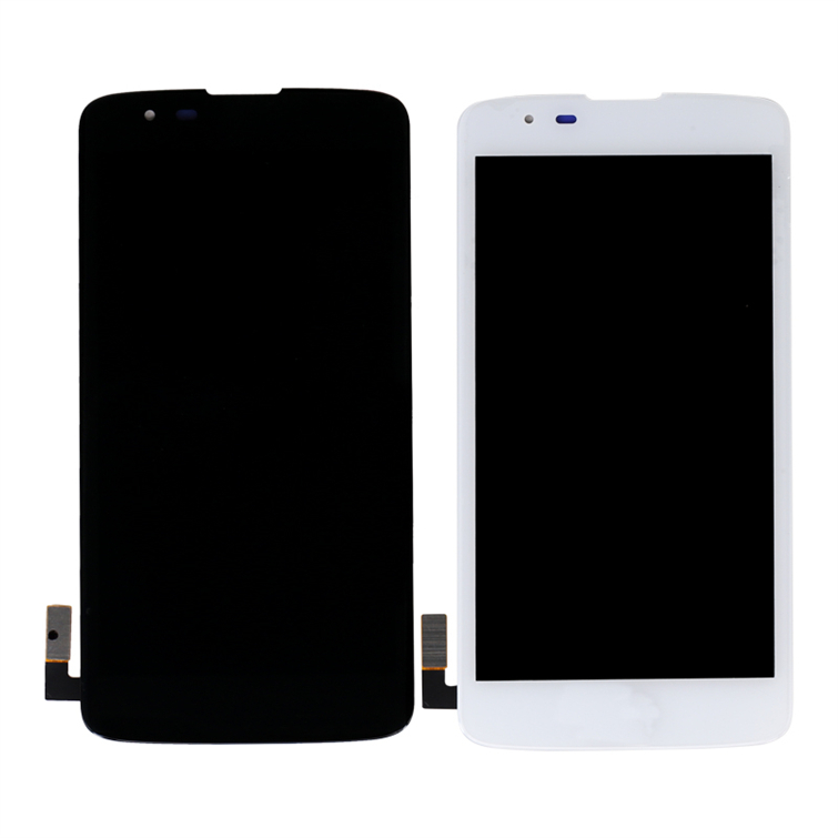 Assemblage de numériseur tactile à écran LCD de remplacement de téléphone 5.0 "pour écran d'affichage LG K8 K350 avec cadre
