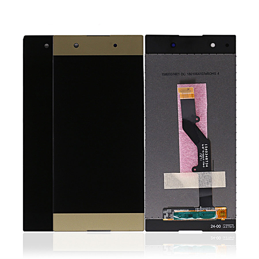 5.5 "Substituição do digitador da tela de toque do telefone celular preto para a tela de Sony Xperia X1 Plus