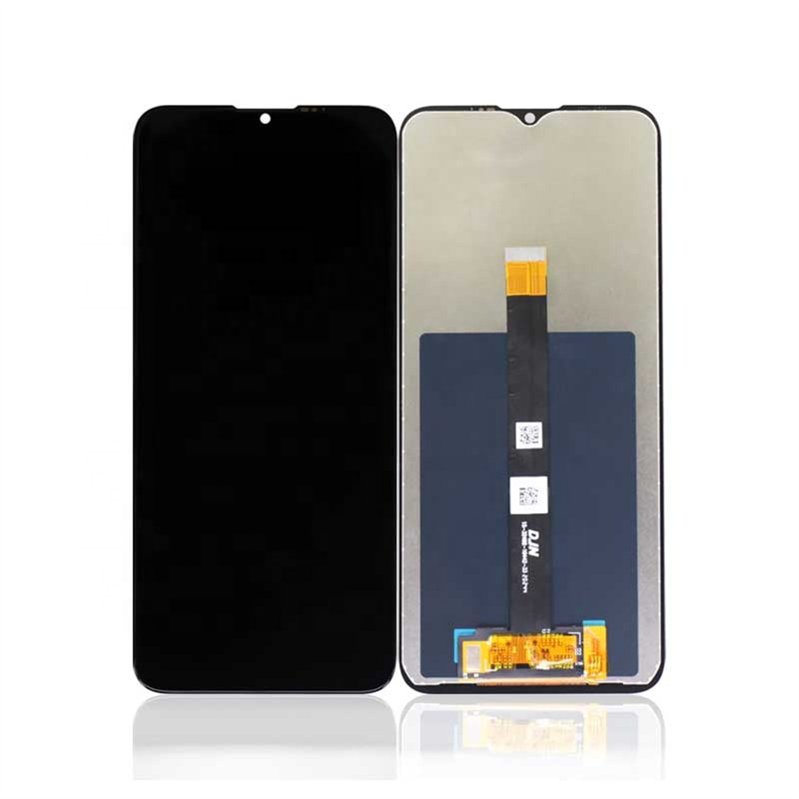 6.5 "Cep Telefonu LCD Ekran Meclisi Moto One Fusion Ekran Dokunmatik Ekran Digitizer Siyah