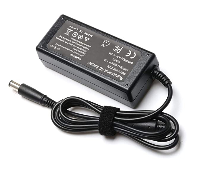 65W Laptop Charger AC/DC Adapter for HP Pavilion G4 G6 G7 M6 DM4 DV4 DV5 DV6 G60 G61 G72; EliteBook 2540p 2560p 2570p 2730p 2740p Power Supply Cord