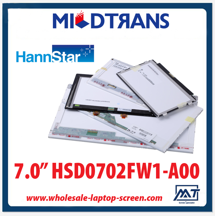 7,0 "HannStar pas de rétro-éclairage portable ordinateur ouvert CELL HSD0702FW1-A00 1024 × 600 cd / m2 0 C / R 700: 1