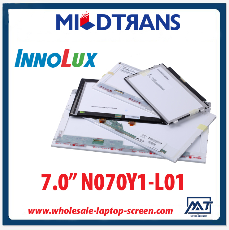 7.0" Innolux CCFL backlight laptops LCD panel N070Y1-L01 800×480 cd/m2 250 C/R 400:1 