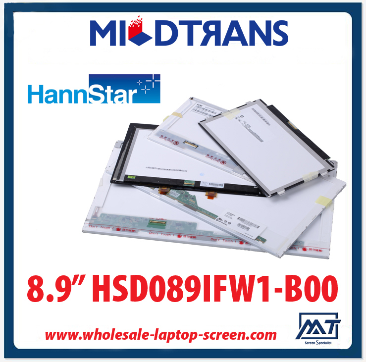 8.9" HannStar WLED backlight notebook LED display HSD089IFW1-B00 1024×600 cd/m2 220 C/R 500:1 