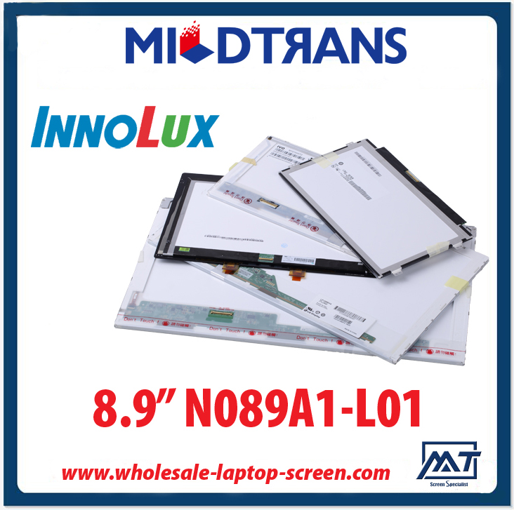 8,9 "rétro-éclairage CCFL Innolux ordinateur portable TFT LCD N089A1-L01 1280 × 768 cd / m2 200 C / R 300: 1
