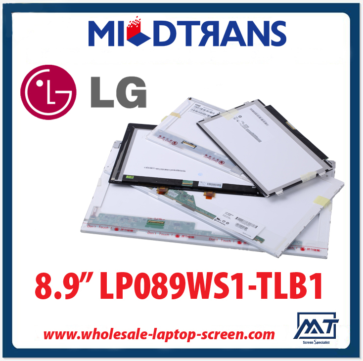 8.9 "LG Display computador notebook WLED de retroiluminação LED tela LP089WS1-TLB1 1024 × 600 cd / m2 180 C / R 500: 1