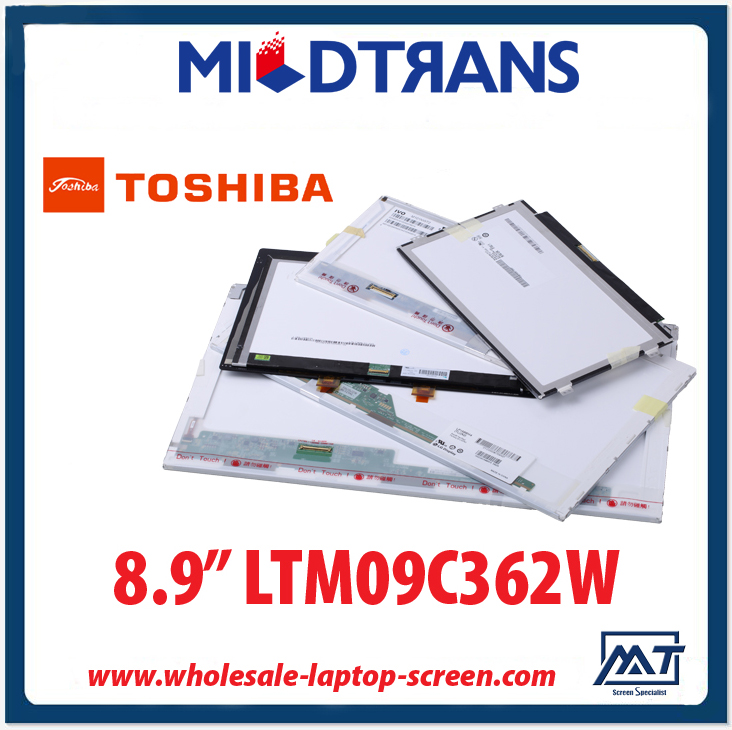 8.9 "TOSHIBA CCFL 백라이트 노트북 LCD 디스플레이 LTM09C362W 1024 × 600 CD / m2 (130) C / R 100 : 1