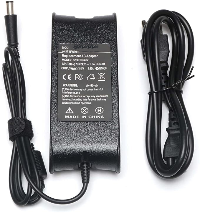 90W 19.5V 4.62A Replacement AC Power Adapter Battery Charger for Dell PA-10 PA10 Inspiron,Replaces Part NO: C2894, 9T215, DF266, XD757, Replaces Model Numbers: NADP-90KB, PA-1900-02D, AD-90195D