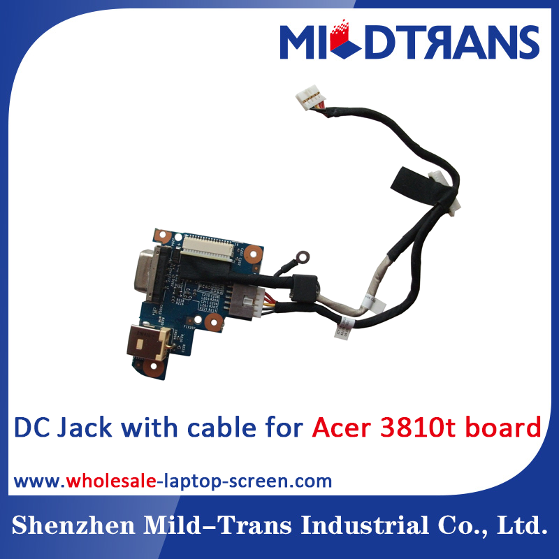 Acer 3810T kurulu dizüstü DC Jack