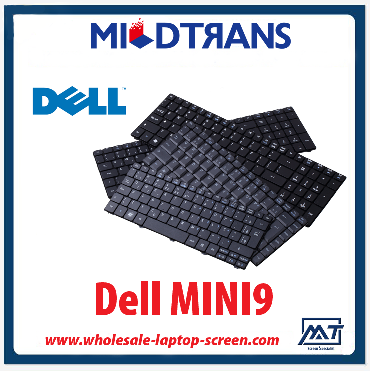 Teclado del ordenador portátil del oro de Alibaba para Dell MINI9 con precio de fábrica
