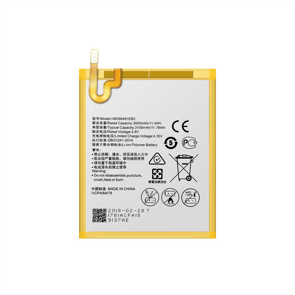 Huawei Honor 5 x Gr5 Gr5wリチウムイオン電池の交換のためのバッテリーHB396481EBC 3000MAH
