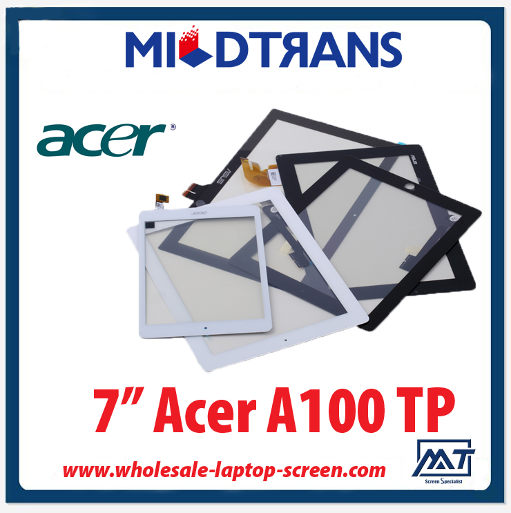 Marque panneau de verre Nouveau écran tactile numériseur pour Acer A100