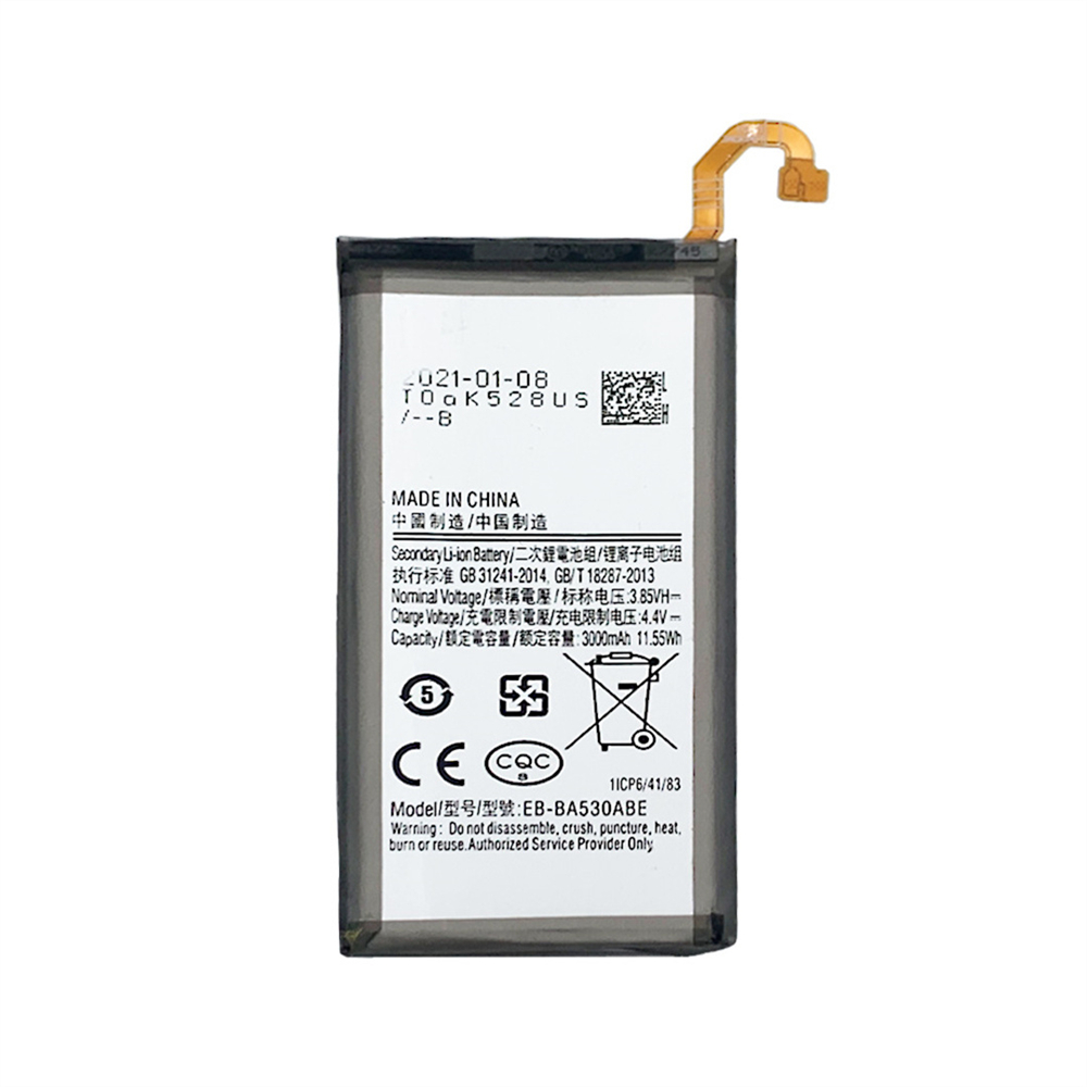 EB-BA530ABN 3000mAh Li-Ion-Batterie für Samsung Galaxy A530 A8 2018 Mobiltelefonbatterie