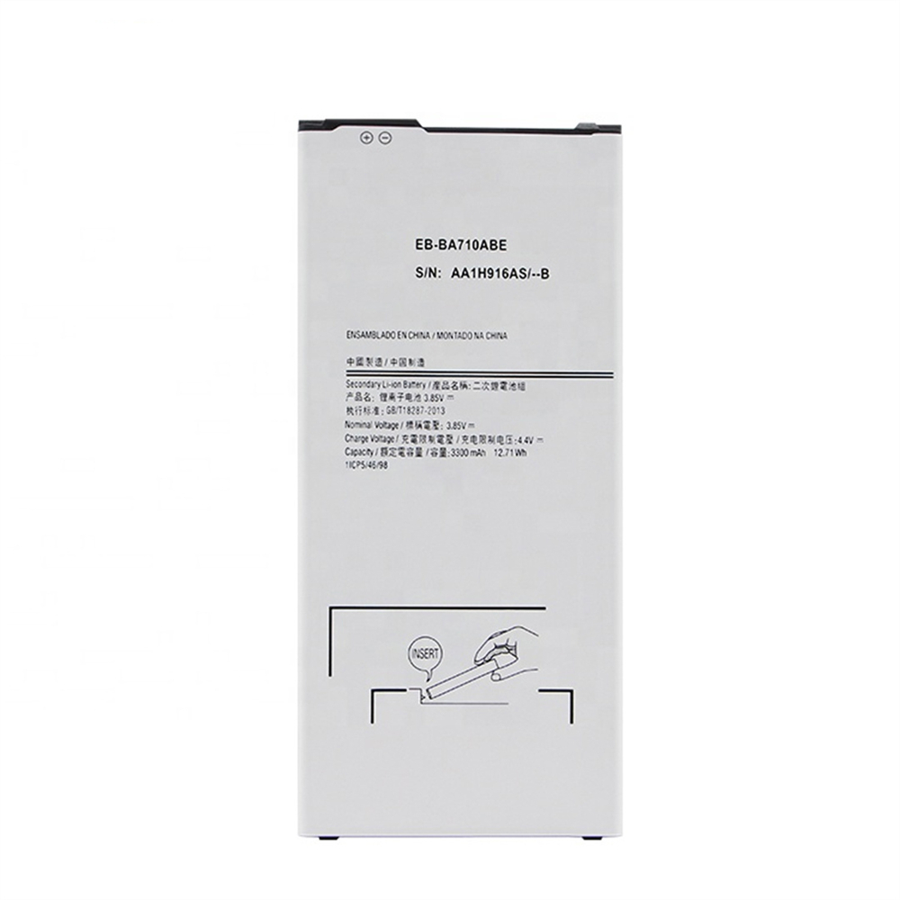 Eb-Ba710Abe 3300Mah Li-Ion Battery For Samsung Galaxy A7 2016 A710 Phone Battery Replacement