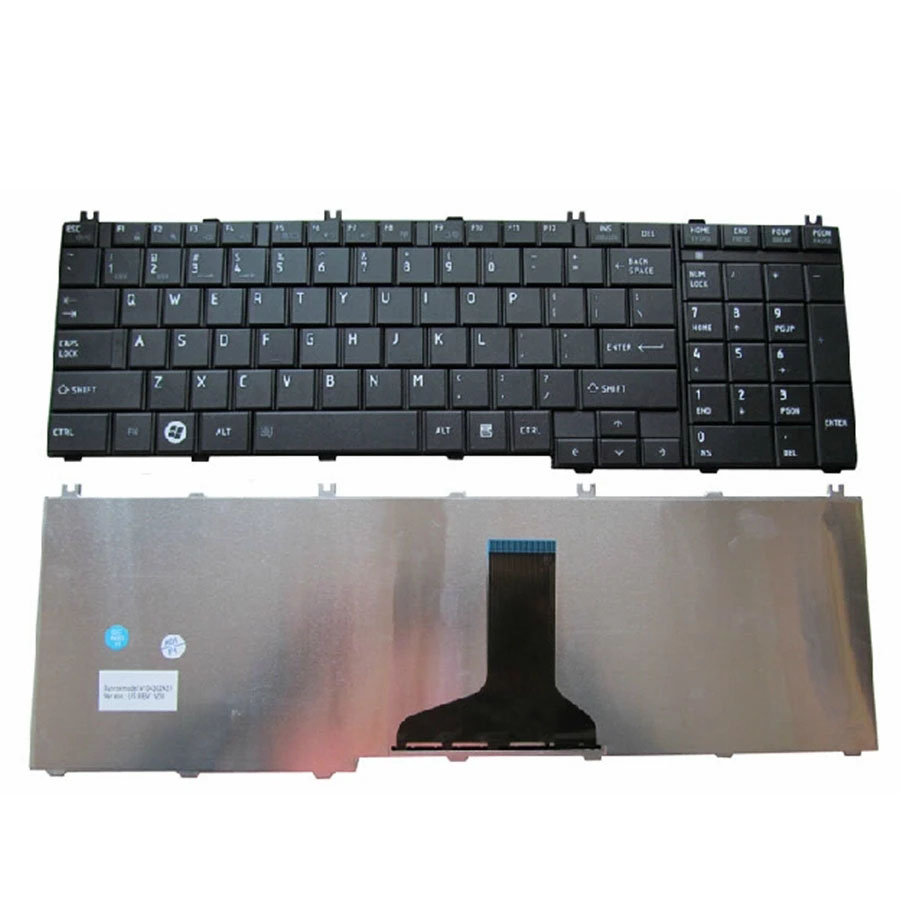 Tastiera inglese per Toshiba Satellite L670 L670D L675 L675D C660 C660D C655 L655 L655D C650 L655 L655D C650 C650D L650 C670 L750 L750D Laptop