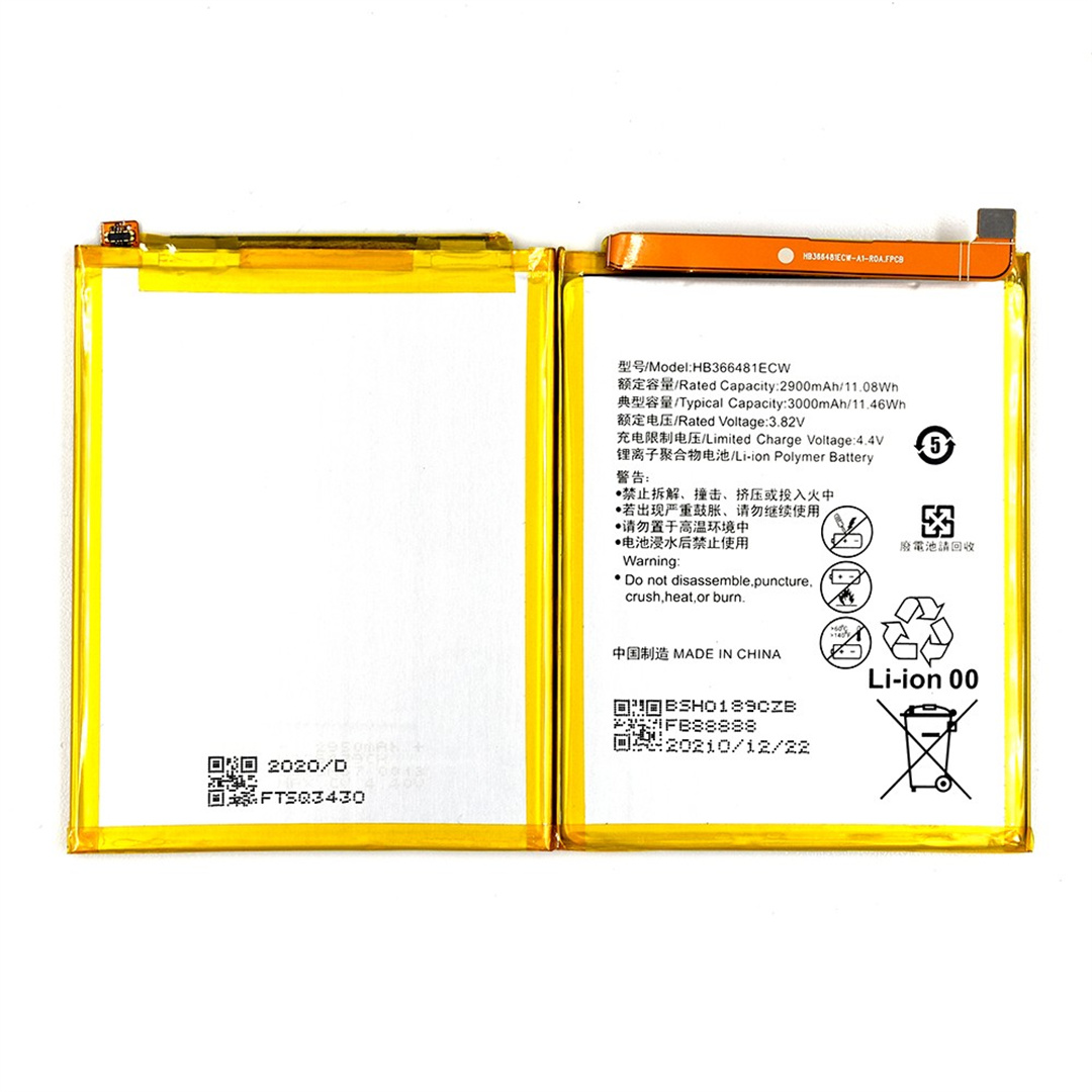 Bateria de venda quente de preço de fábrica HB366481ECW 3000mAh Bateria para Huawei Honor 5A Y6 II Bateria