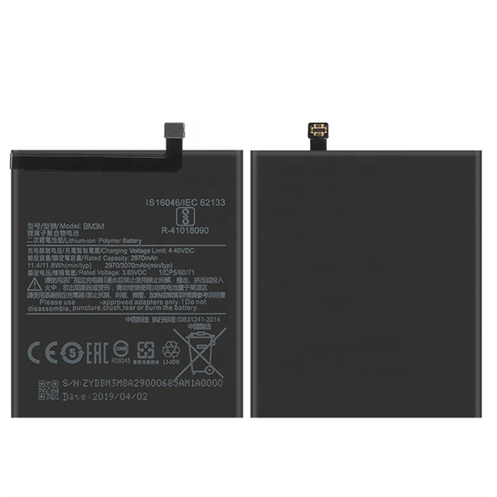 Precio de fábrica venta caliente batería BM3M 2970MAH batería para la batería Xiaomi 9 SE