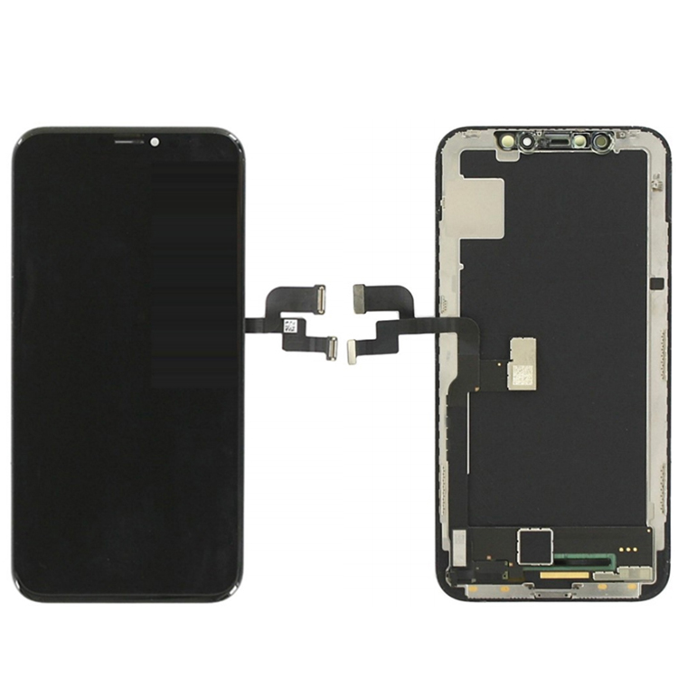 GX Tela OLED flexível para iPhone X Display Mobile Phone LCDs Screen Digiter Assembly