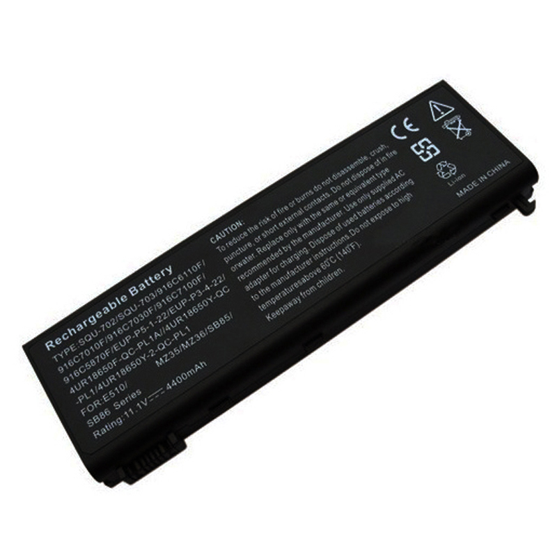Per la batteria del laptop LG Squad-702 SquadraL02 E510 f0335 MZ35 MZ36 SB85 SB86 4ur18650FQCPL1A EUP-P3-4-22 EUPP3422 SM-703