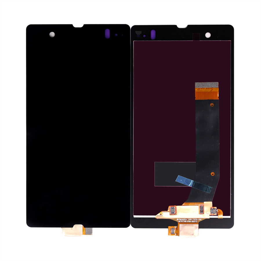 Per Sony Xperia Z L36H Display Assemblaggio del telefono cellulare LCD Touch Screen Digitizer Sostituzione