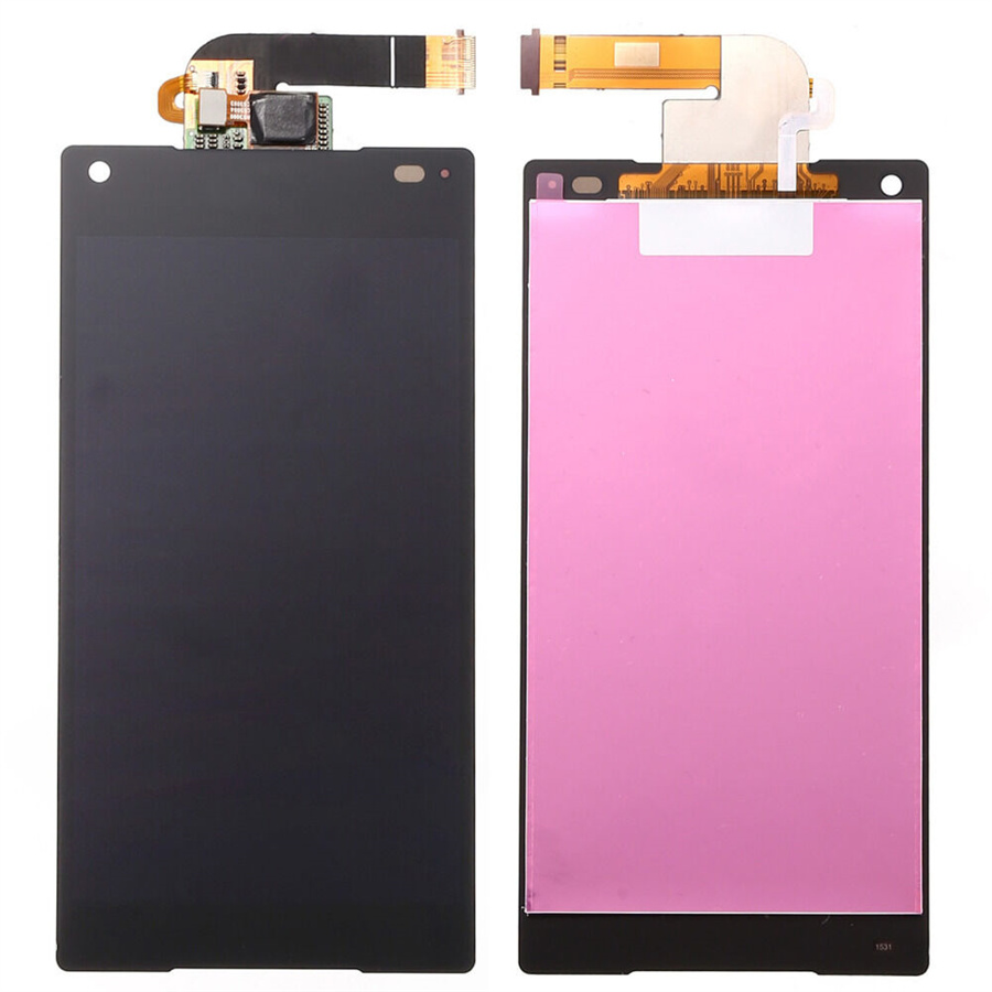 Para Sony Xperia Z5 Mini Pantalla LCD compacta Pantalla táctil Digitalizador Teléfono celular Conjunto Blanco