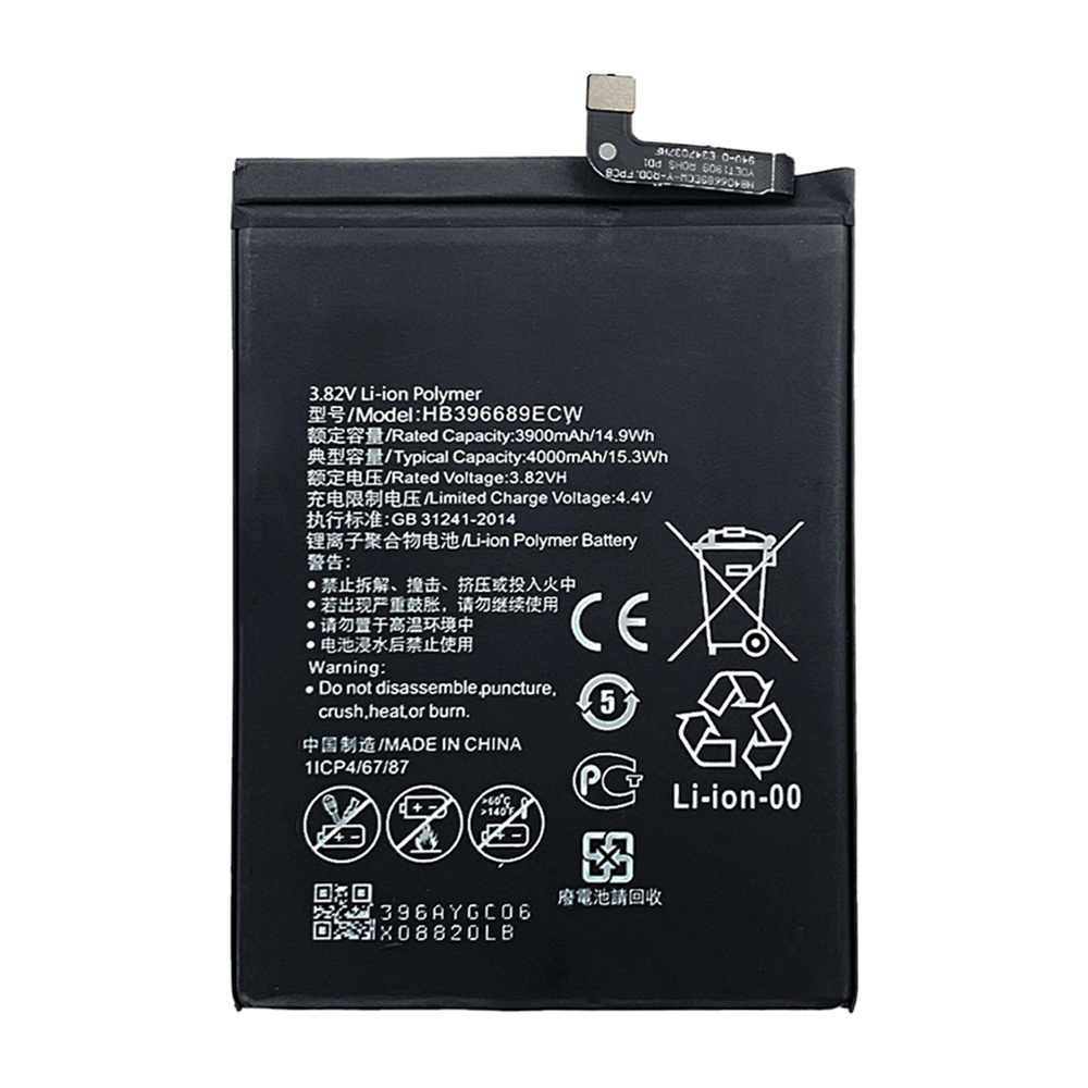 HB396689ECW 4000mAh Batteria do telefone móvel para Huawei Aproveite 9 Tela Y7 Pro 2019 Bateria