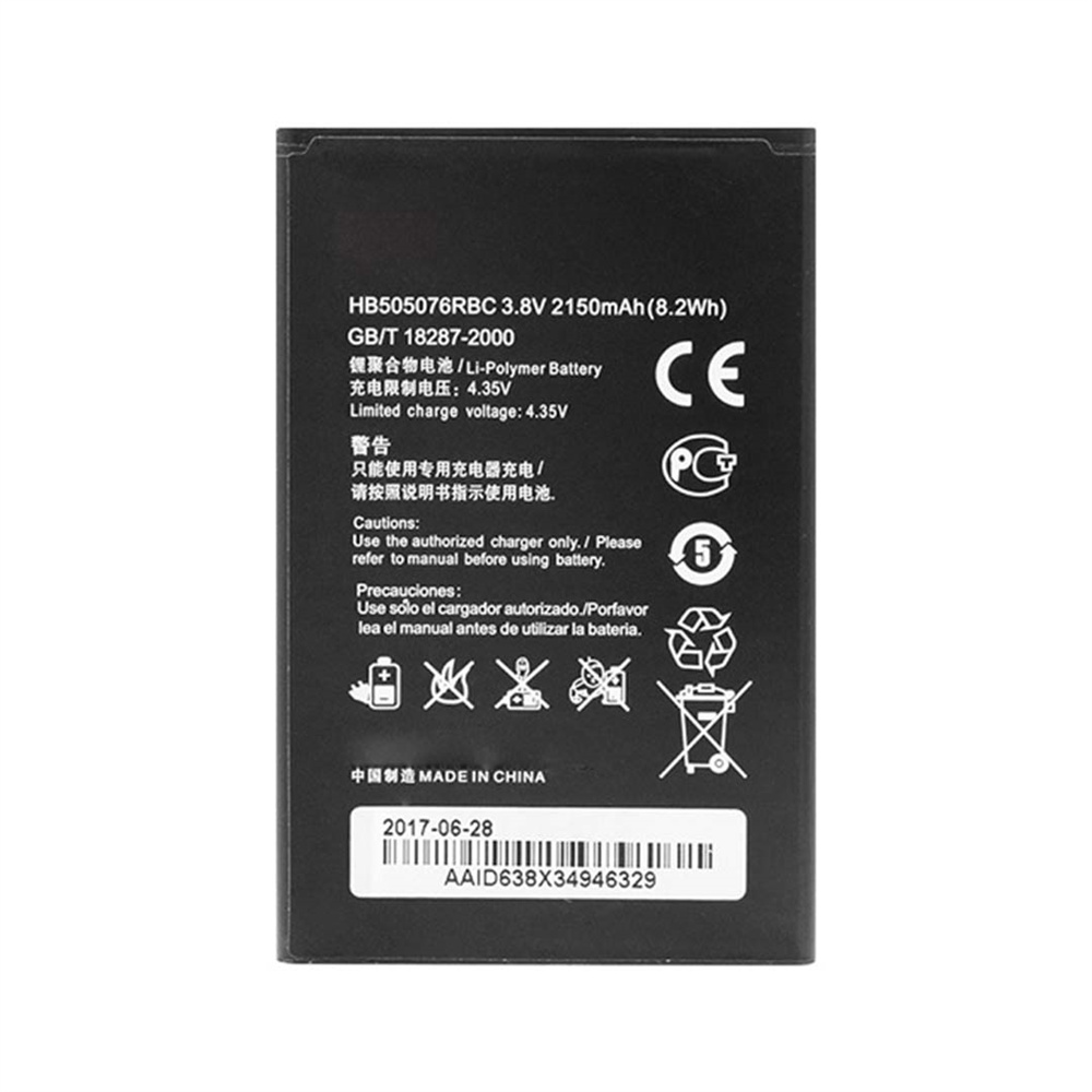 Sostituzione della batteria del telefono cellulare HB505076RBC 2150mAh per la batteria Huawei LUA L21 Y3 II