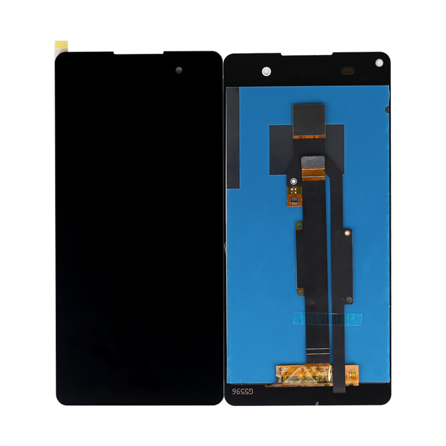 حار بيع لسوني اريكسون e5 f3311 عرض شاشة لمس lcd محول الأرقام الهاتف التجمع الأسود