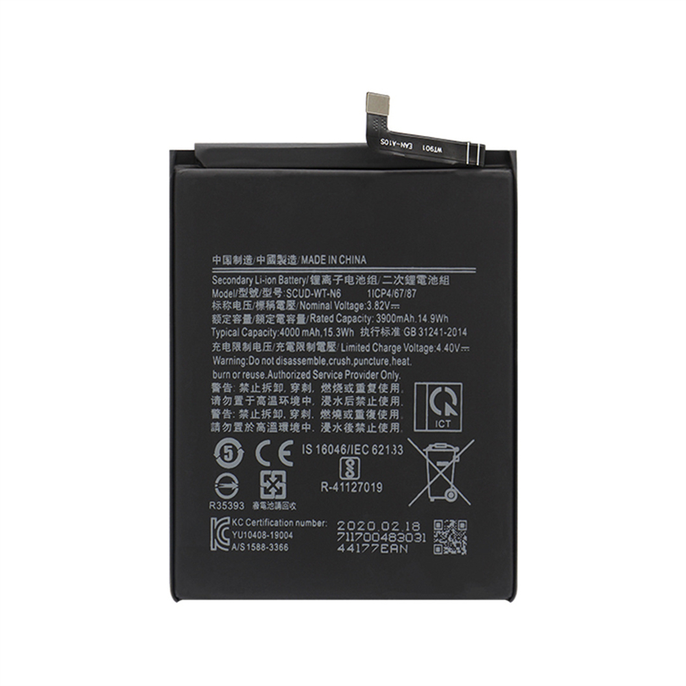 Batería de teléfono celular de venta caliente Scud-WT-N6 para Samsung Galaxy A10S batería 3900mAh Reemplazo