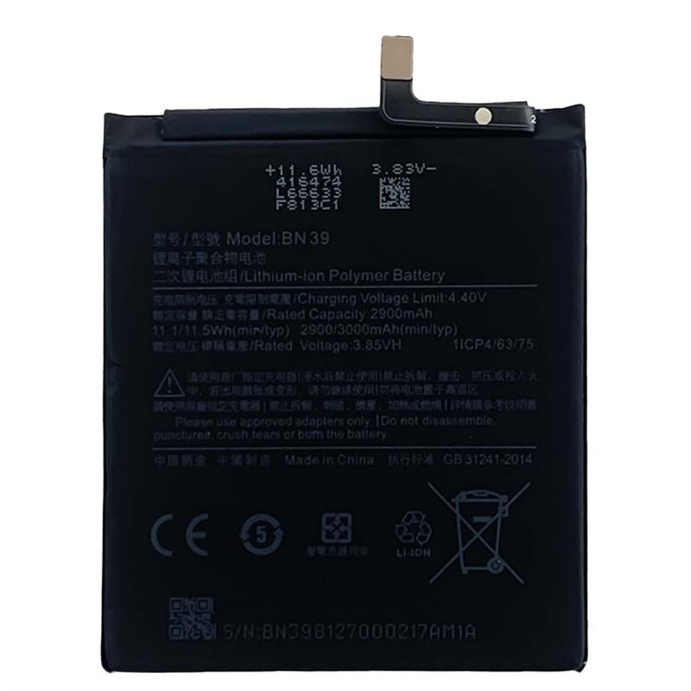 حار بيع سعر المصنع BN39 بطارية ل xiaomi تشغيل البطارية 3000mAh