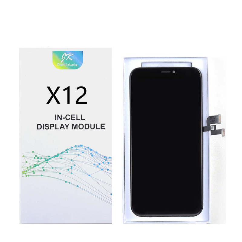 JK Incell TFT LCD-Bildschirm für iPhone 12/12 Pro Display-Montage-Ersatz-Bildschirm-Mobiltelefon-LCDs
