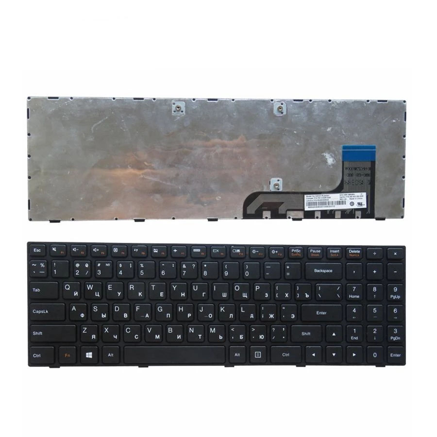 Клавиатура для Lenovo IdeaPad 100-15 100-15iby 100-15ib b50-10 pk131er1a05 black ru