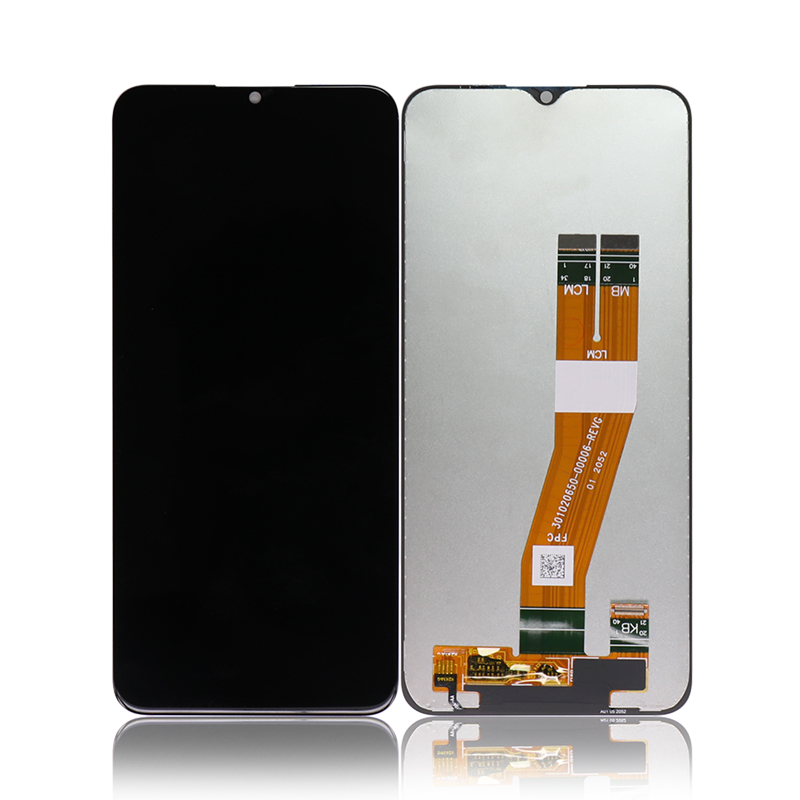 شاشة LCD لمس الشاشة محول الأرقام الجمعية لسامسونج غالاكسي A02S A025 SM-A025F 6.5 "الأسود
