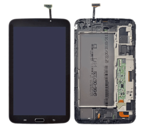 LCD Dokunmatik Ekran Digitizer Meclisi Samsung Galaxy Tab 3 7.0 T210 Ekran için Çerçeve ile