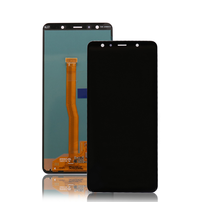 Samsung Galaxy A750 A7 2018のためのLCDスクリーン交換携帯電話アセンブリLCD表示画面