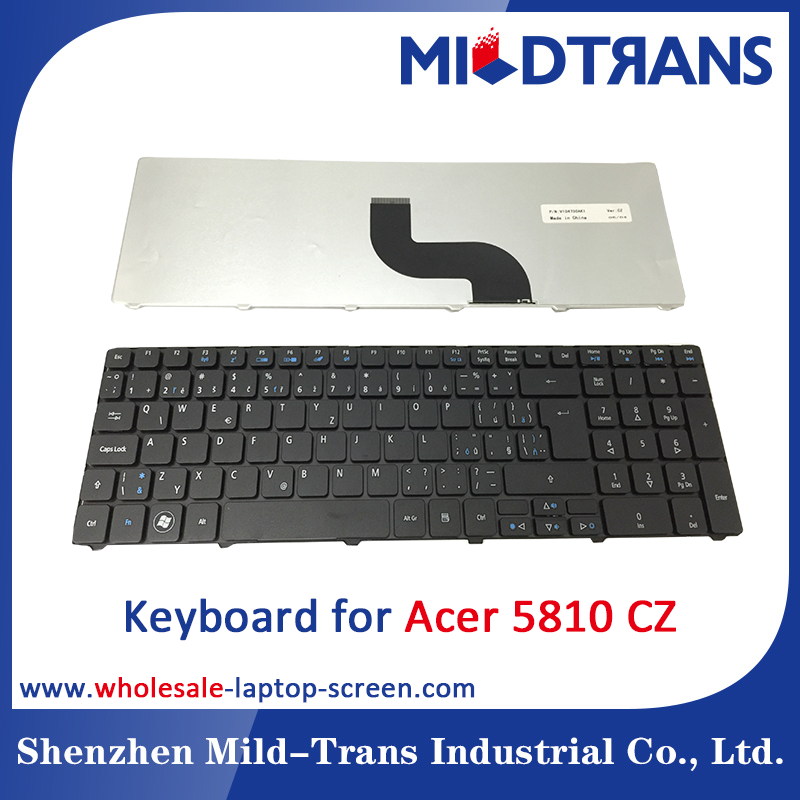 Clavier pour ordinateur portable Acer 5810 avec CZ