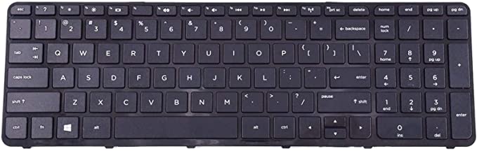 Tastiera per laptop per HP Pavilion 250 G3,255 G3.250 G2,255 G2 15-D 15-E 15-G 15-R 15-N 15-S Tastiera US 15-F 15-H 15-A con telaio